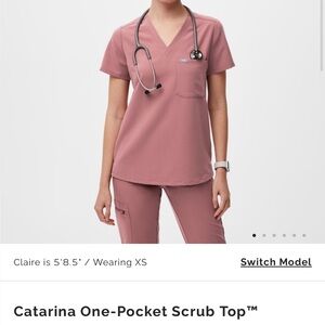 Figs Catarina One-Pocket Scrub Top